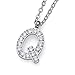 Produktbild Oliver Weber Collection  Edelstahl Halskette Damen Initial Q  Premium Schmuck Kollektion, Anhänger mit Zirconia  Ideale Geschenkidee für Damen