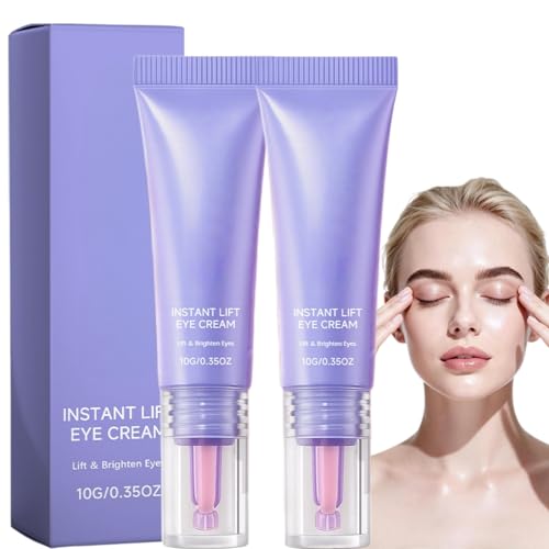 Image of 2*Instant Lift Eye Gel,Peptide Lifting Eye Gel for Firming&Anti-Wrinkle,Under Eye Enhancer to Remove Dark Circles&Improve Puffy Eyes,Eye Tightener Instant Moisturizes&Evens Skin Tone,Easy for Women