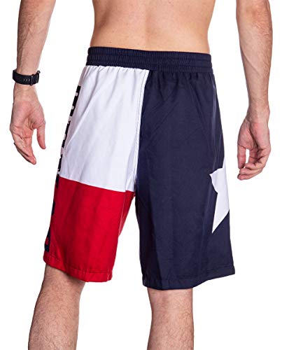 Calhoun Men's State Flag Swim Board Shorts4