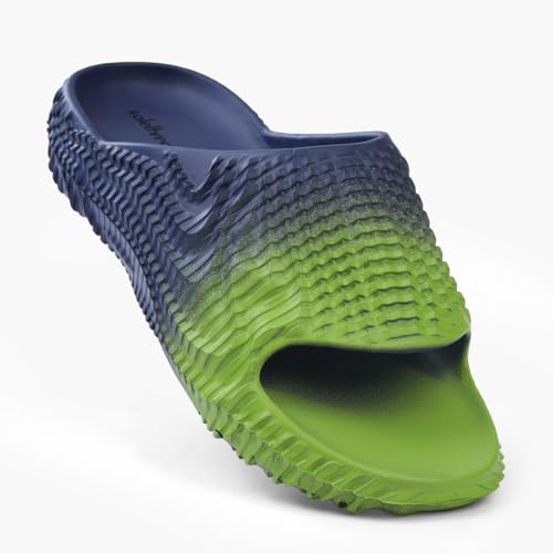 Image of SOLETHREADS ALLIGATOR Sliders for Men|Stylish|Comfortable|Cushioned Sole|Anti-Skid|Durable|Indoor|Outdoor|Flexible|Trendy Style|Slip-on|Waterproof|Lightweight Summer Flip Flop|Everyday Slides