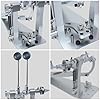 Double Bass Drum Pedal Direct DriveHigh Quality simplified Version with Hammers, Aluminum alloy #2