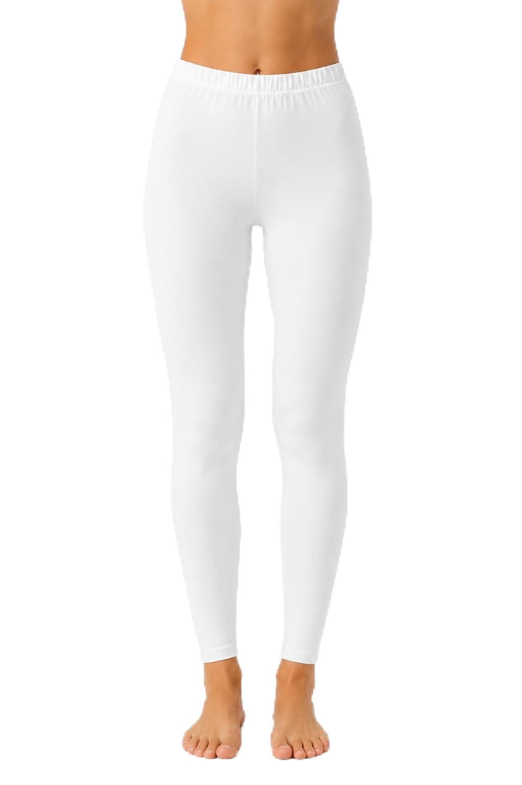 indijoy Women's Cotton Lycra Ankle Length Leggings | Soft & Stretchable Everyday Wear-picture-0