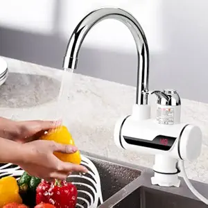 DREAMSKART Water Heater & Tankless Electric Fast Water Heating Tap Instant Electric Water Heater Instant Hot Faucet Kitchen Electric Tap Faucet Tap Electric Water Heater Digital Display