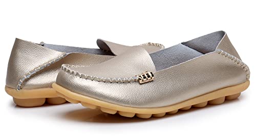 Image of VenusCelia Women's Natural Comfort 2 Walking Flat Loafer | Casual Shoes