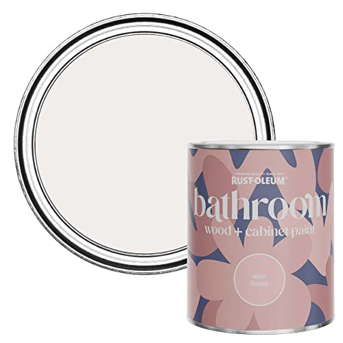 Rust-Oleum Grey Moisture Resistant Bathroom Wood and Cabinet Paint in Matt Finish - FLEUR 750ML