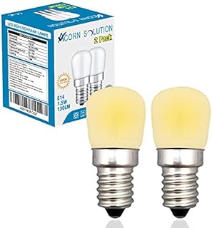 AcornSolution E14 Screw Bulbs, 1.5W Bulb , Equivalent to 15W Small Edison Screw Bulb , 3000K Warm White , 130LM , 2Pack