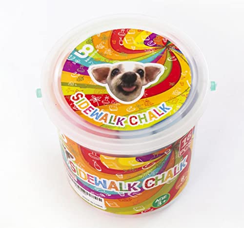 Kanborow Small Sidewalk School Writing Chalk, Dust Free,Non-Toxic, Washable, Graffiti Color Art Set(16 Cont) #TOP3