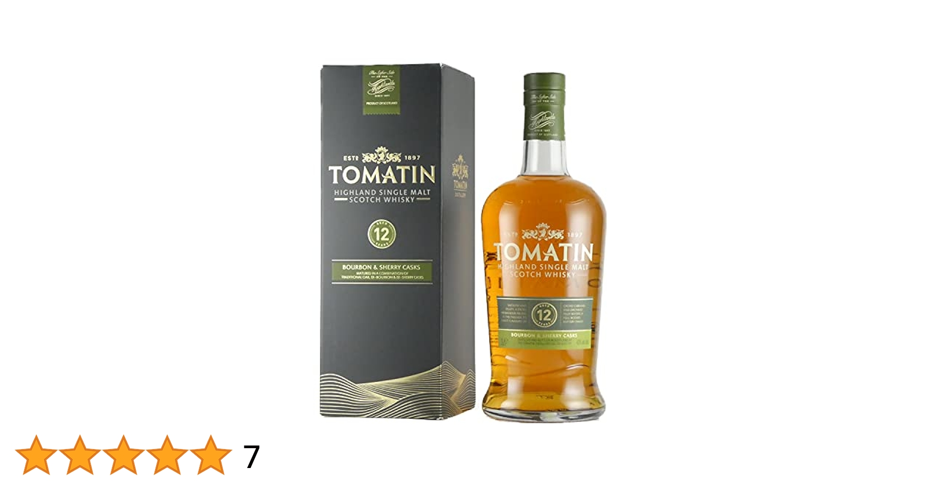 TOMATIN 12年 ハイランドシングルモルトウイスキー トマーティン 12年 ハイランド シングルモルト レビュー動画/味