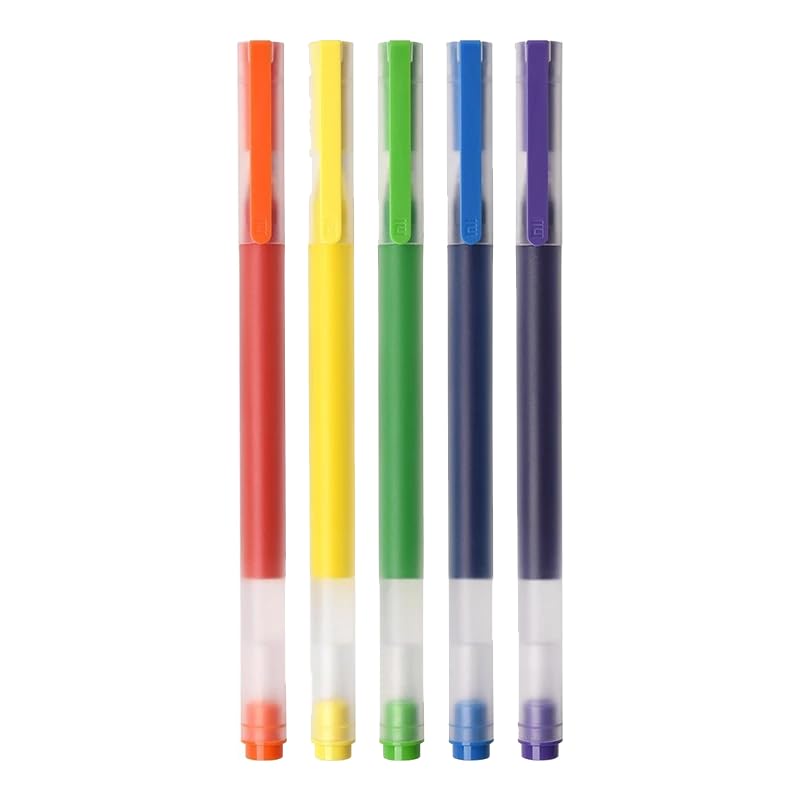 XIAOMI Bolígrafo de gel de alta capacidad (paquete de 5)