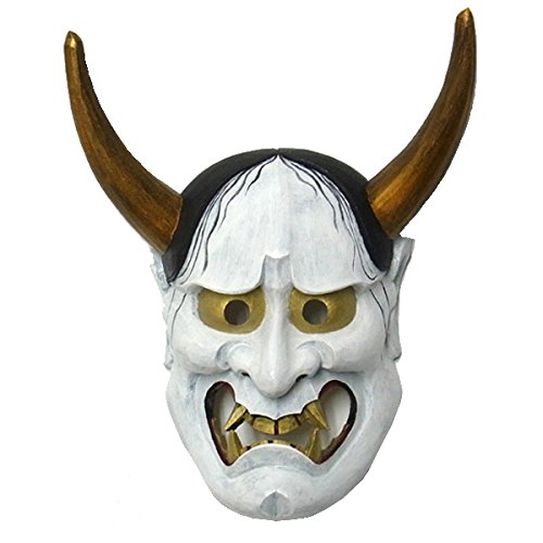 Amazon.co.jp: 楠面 彩色般若面 木彫り お面 壁掛け用 : ホーム＆キッチン