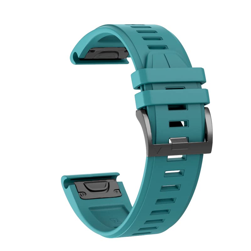 Correa de silicona para Garmin Fenix 3 HR que evita rozaduras con anclaje rapido antidesgaste