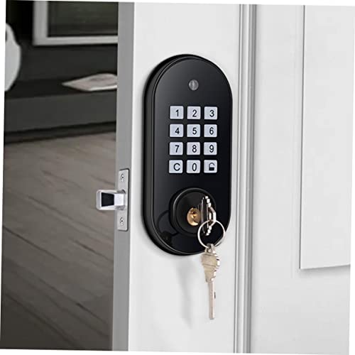 Serrure de porte électronique sans clé Hemobllo avec code d'entrée sécurisé pour maison
