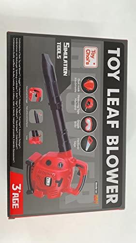 Kids Power Construction Tool Toy, Kids Leaf Blower Play Set | Educational Toys for 3+ Year Olds | Pretend Play Toy Leaf Blower Battery Operated Outdoor Lawn Tools Blower for Boys Toddlers to Have Fun