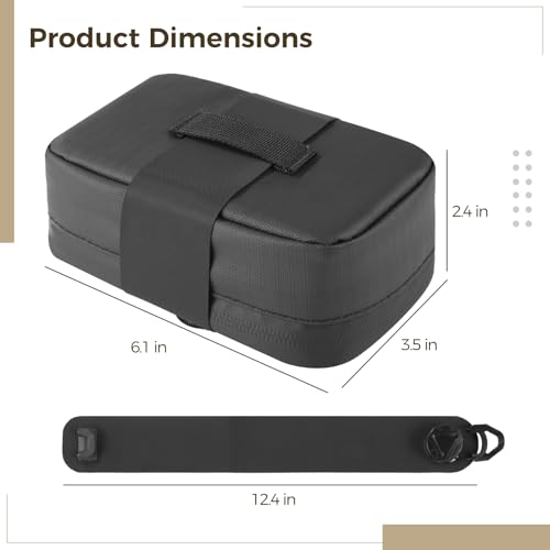 Sac de selle de vélo de route avec boucle de fixation rapide et étanche PU - 6