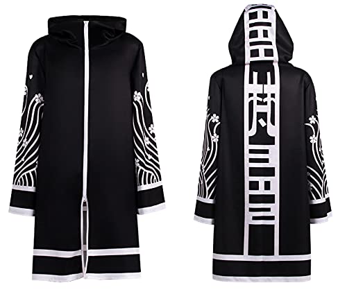 fansheng Unisex Anime Senju Kawaragi Tokyo Revengers Cosplay Costume Brahman Jacket Coat Hooded Uniform for Halloween (Large, Senju Kawaragi)
