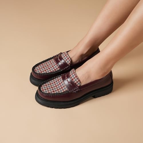 Image of Theater Dr. Storm Loafers for Women | Stylish Chunky Penny Formal Loafers | Lightweight Comfortable Footwear with Cushioned Insole