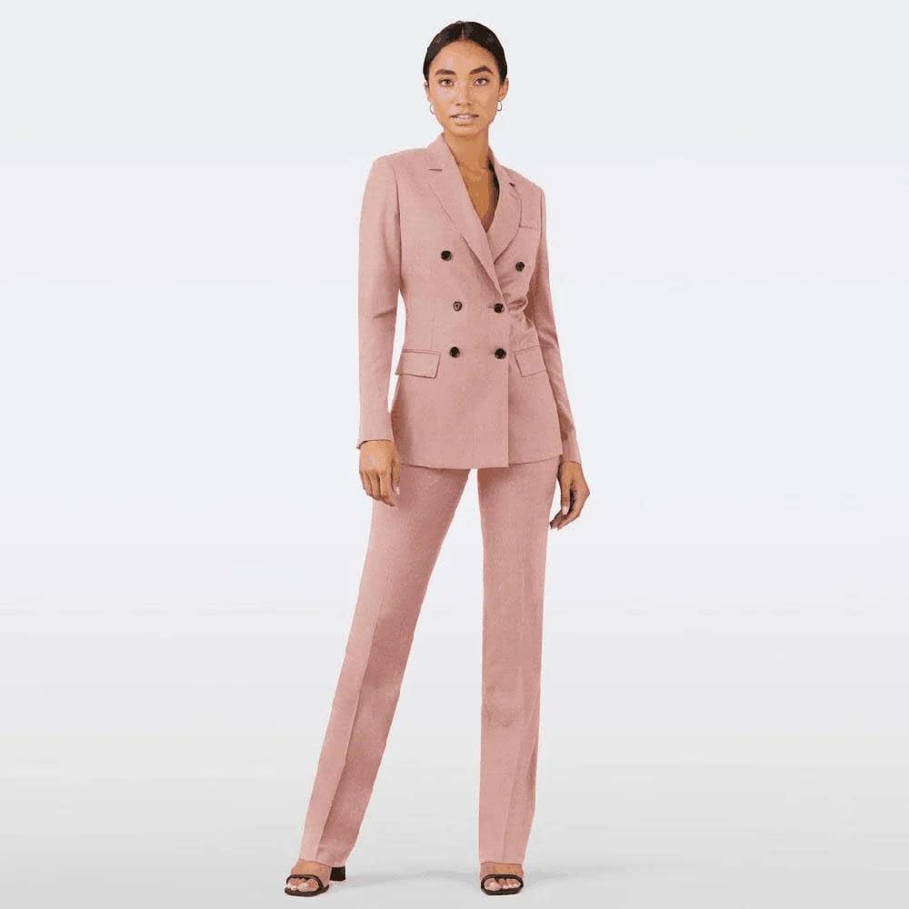 Women’S Custom Tailored Blazer and Pants – Minimalist Banquet Event Business Formal Wear