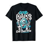 Funny Beer Monster Dad, Cold Beer Pro Grill King Camiseta