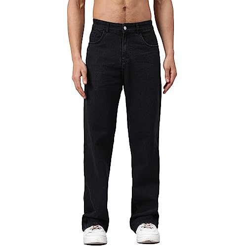KOTTY Men Regular Fit Mid Rise Solid Jeans