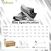 Men's Orthopedic Breathable Road Running Shoes: Plantar Fasciitis Arch Support Heel Spur Bunions Recovery Sneakers, Fashion Wear Diabetic Parks Gowalk Climbing Tennis Sports Shoes Grey Size 9