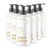 ATTITUDE Liquid Hand Soap, EWG Verified, Plant and Mineral-Based, Vegan Personal Care Products, Earl Grey & Fresh Cucumber Scent, 16 Fl Oz (Pack of 6)