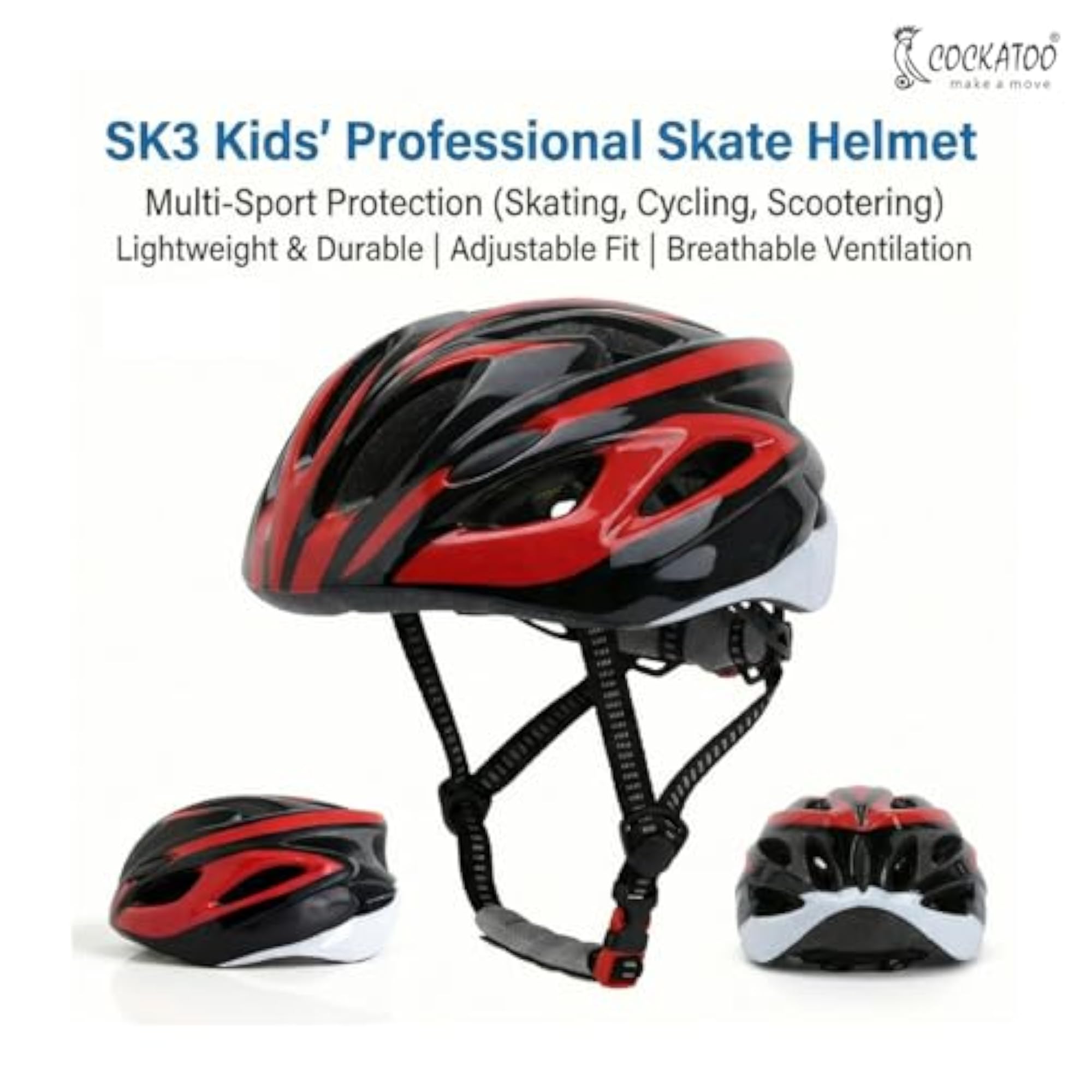 Tenacity Adjustable Roller Skates with Protective Gear Set
