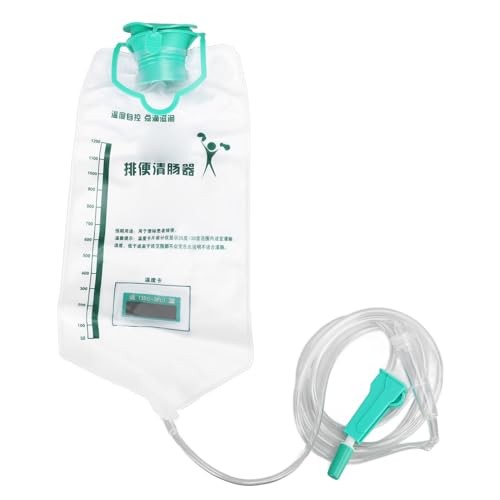 Saco Enema de Silicone para Alívio do Estresse, Kit de Limpeza de Desintoxicação de Cólon Melhora Pr