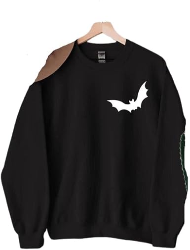 Halloween Sweatshirt, Halloween Bat 