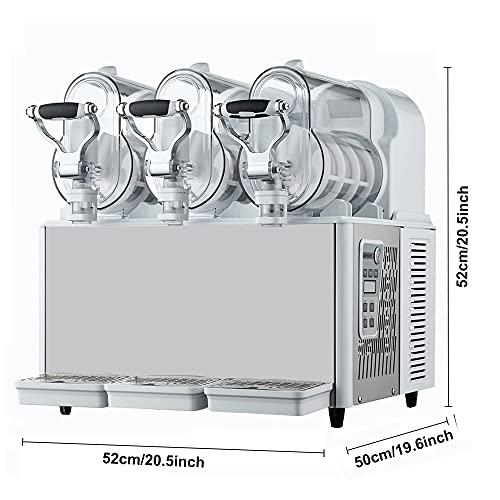 Foto von Kommerzieller Slush-Spender, Edelstahl-Slushie-Cocktail-Maker - 7 ℃ - 2 ℃, Kühlender köstlicher Smoothie-Eistee-Fruchtsaft-Getränkespender für Zuhause, Restaurant und Party, Eis-Slushie-Maschine