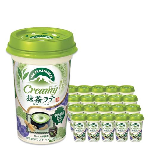 [定期便]森永乳業 マウントレーニア クリーミー抹茶ラテ240ml × 20個 (定期便) 2ヶ月間に1回 年6回の定期便