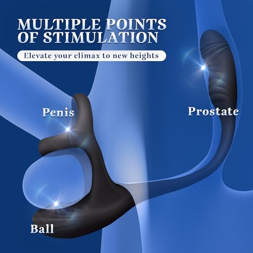 Vibrating Prostate Massager and Cock Ring for Powerful Orgasms - Image 5