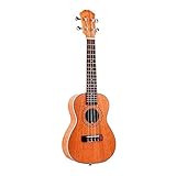 Adecuado para: unisex ZGHNAK 26 pulgadas tenor ukelele 4 cuerdas de nylon mini guitarra guitarra acústica ukelele de caoba