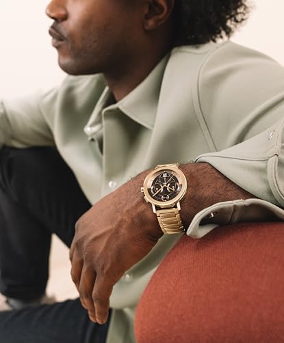 Movado Bold Evolution 2.0 Men’s Quartz Watch – 42 mm Case, Stainless Steel Bracelet, Stylish Everyday Watch, Gift for Him4