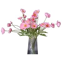 Amazon｜Kugusa ポピー 造花 インテリア 春の花 フェイク フラワー 花