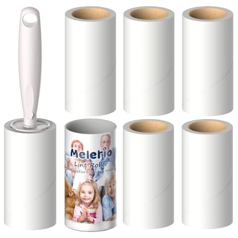 MELERIO Lint Rollers with 6 Refills Cover