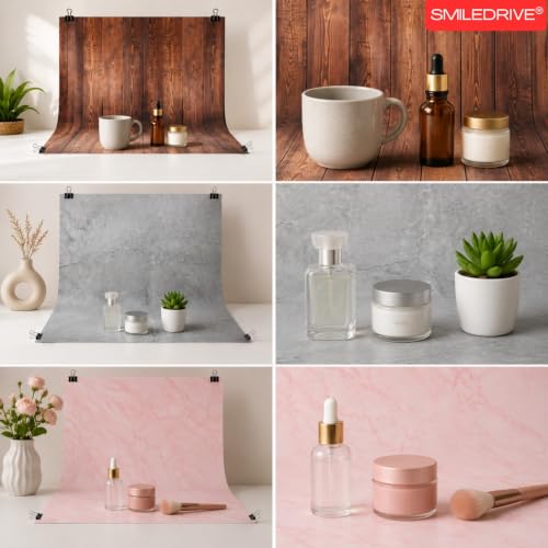 Image of SMILEDRIVE Product Photography Backdrop Kit | Combo 1