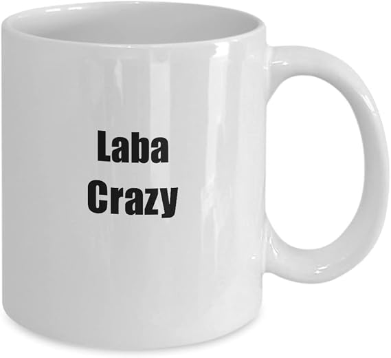 EzGift Funny Laba Crazy Mug Musician Gift Instrument Player Present Coffee Tea Cup 11 oz