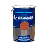Renner - Impregnante all'acqua aquaris per conifere da 5 kg YM-M040- / T15 -Mogano