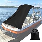 T-Top Bow Shade 9' x 5' for Boat, UTV & RV – Portable Sun Shade Extension with UV Protection, Stretchy...