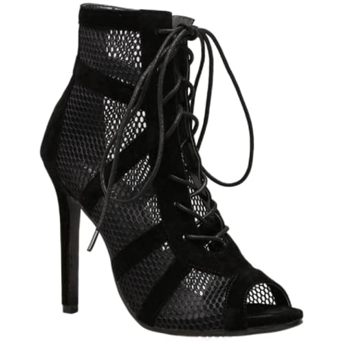 Chaussures de danse latine à lacets haut de gamme et talon personnalisé