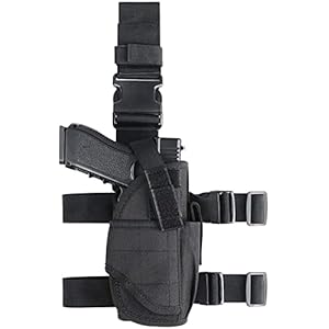 Gexgune Taktisch Beinholster für Pistolen Taktische Oberschenkel Rig Gun Holster mit Magazinbeutel Einstellbare…