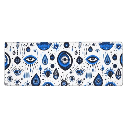 Tapis de souris de jeu avec finitions premium et bords cousus pour clavier d'ordinateur