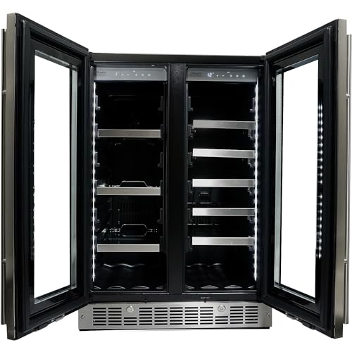 Danby Silhouette Lorraine 24" Stainless Steel French Door Beverage Center on Fridge.com