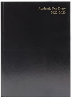 Top Sale A4 Week to View 2022-23 Academic Diary (Black)