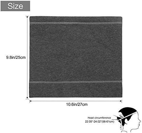TAGVO Thermal Fleece Neck Warmer, Winter Soft Thick Fleece Lining Scarf Tube Elastic Neck Gaiter Windproof Skiing Ear Neck Warmer Balaclava Hood Mask for Men and Women - Universal Size