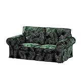 Kollektion 100% Polyester Dekoria Ektorp 2-Sitzer Schlafsofabezug ALTES Modell Sofahusse passend für IKEA Modell Ektorp grün