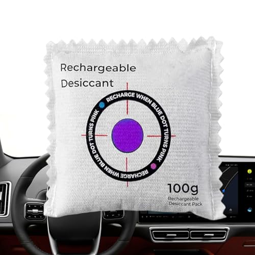 Absorbente de humedad para , paquetes absorbentes indicadores de color, paquete desecante reutilizable a prueba de fugas, para prevención de humedad, coche, camión, hogar, armario, dormitorio