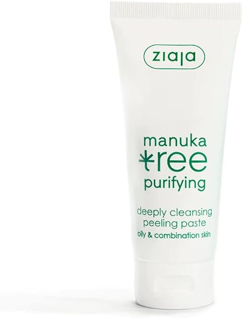 MANUKA Pasta Exfoliante Facial Purificante | Exfoliante Astringente para Piel Grasa o Mixta | Reduce Imperfecciones, Libera Poros y Previene Puntos Negros de ZIAJA