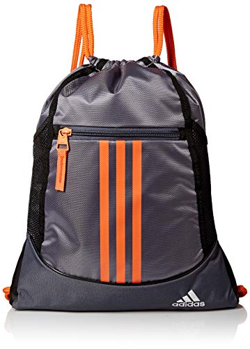 Image of adidas Alliance II Sackpack, Grey /Onix /True Orange, One Size