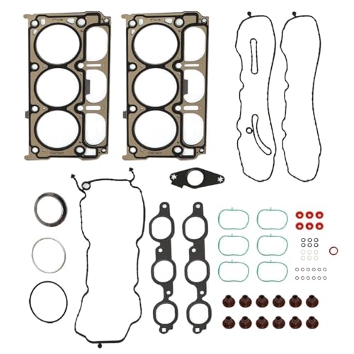 Image of GXARTS 12632968 HS26744PT Cylinder Head Gasket Set fit for Silverado 1500 Express Sierra Savana 1500 Yukon XL Suburban Tahoe 4.3L 5.3L Engine Replace HS54996 HGS4308